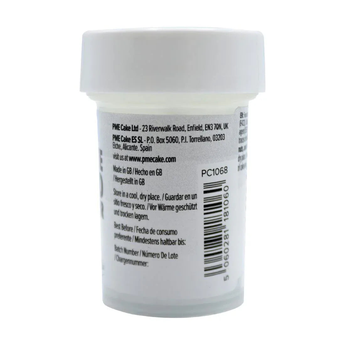 HU320 PME Concentrated Paste Food Colour - Arctic White 25g