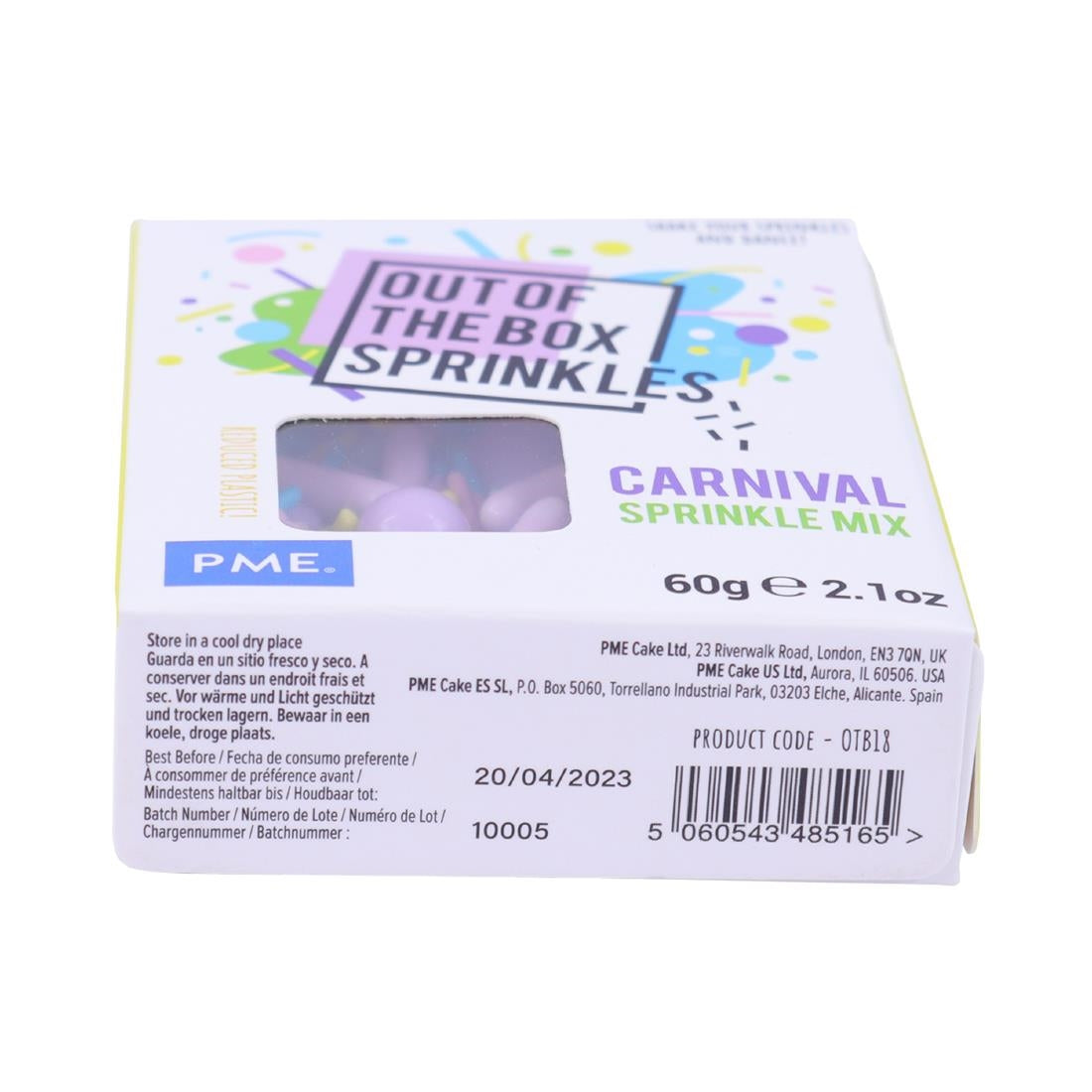 HU338 PME Out the Box Carnival Sprinkle Mix 60g