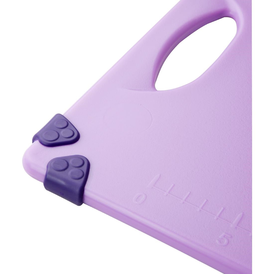 HW002 - Hygiplas Commercial Grip Chopping Board Purple 458x306mm