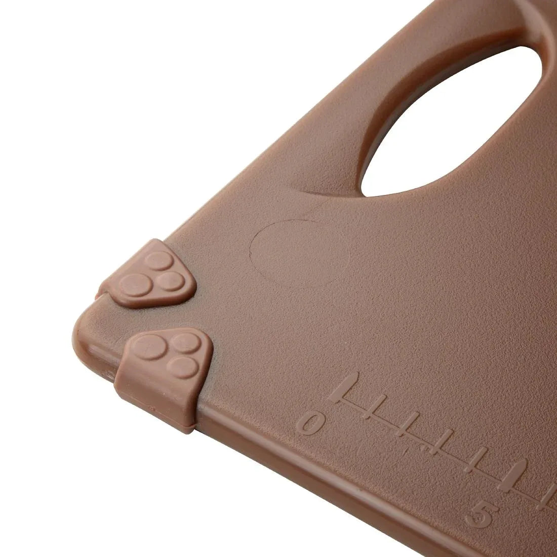 HW003 - Hygiplas Commercial Grip Chopping Board Brown 458x306mm