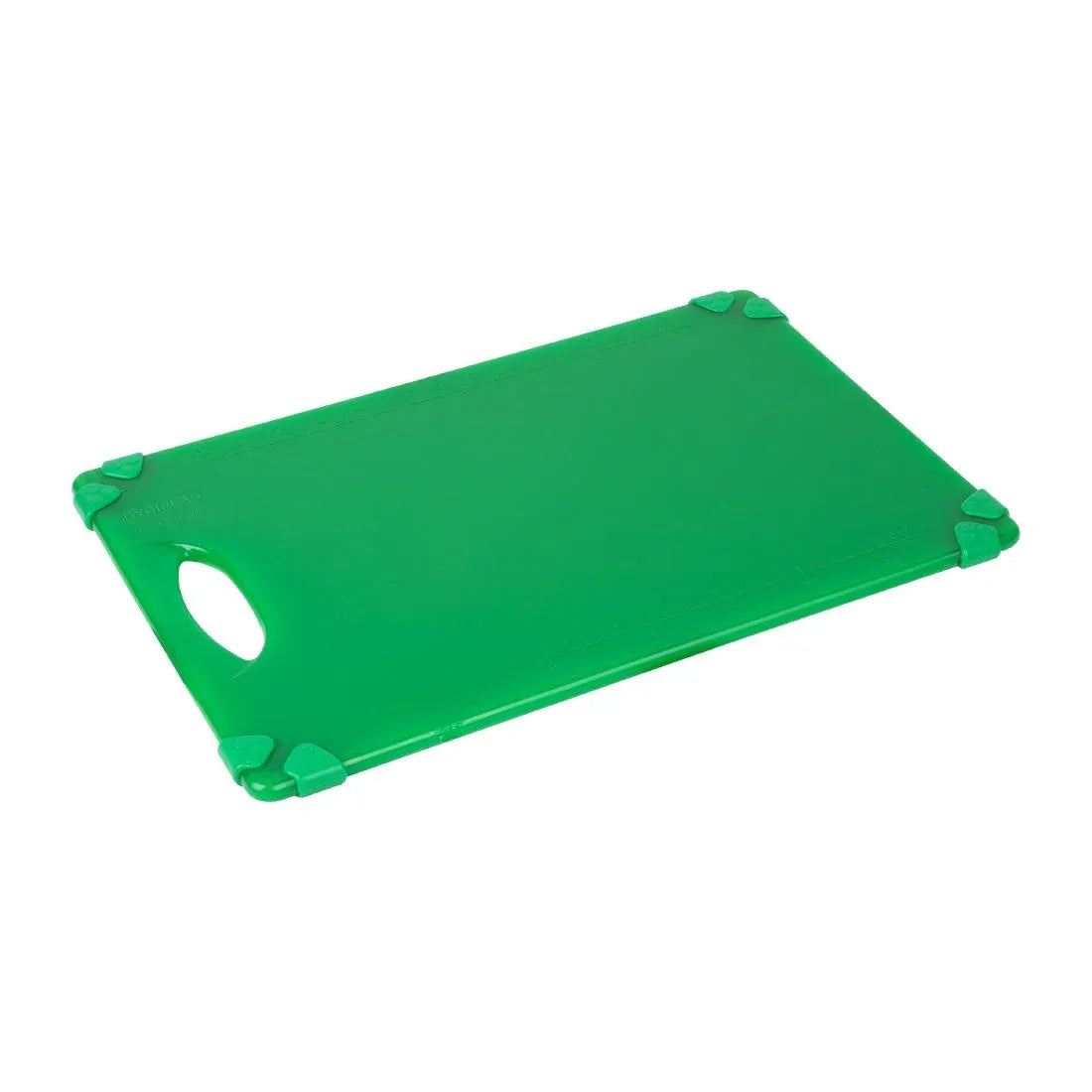 HW004 - Hygiplas Commercial Grip Chopping Board Green 458x306mm
