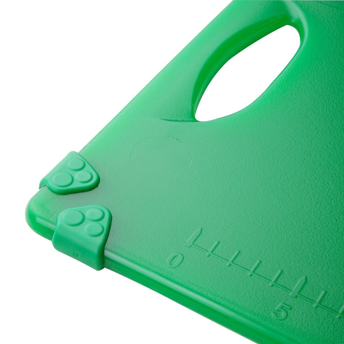 HW004 - Hygiplas Commercial Grip Chopping Board Green 458x306mm