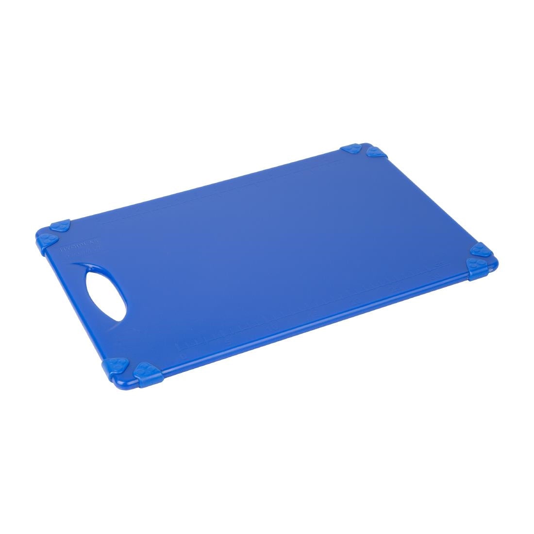 HW006 - Hygiplas Commercial Grip Chopping Board Blue 458x306mm