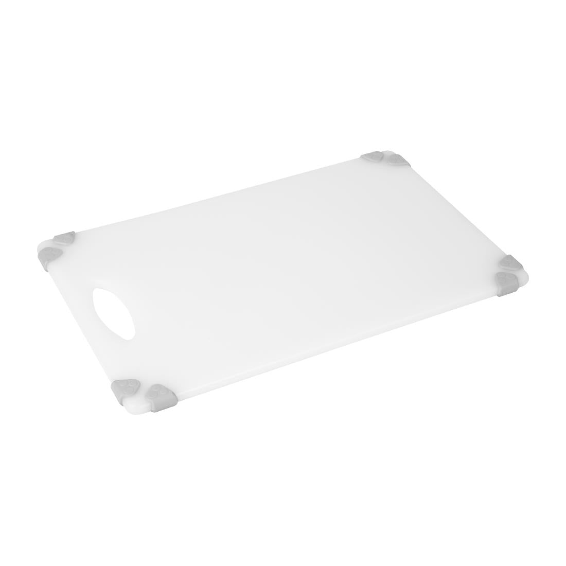 HW008 - Hygiplas Commercial Grip Chopping Board White 458x306mm
