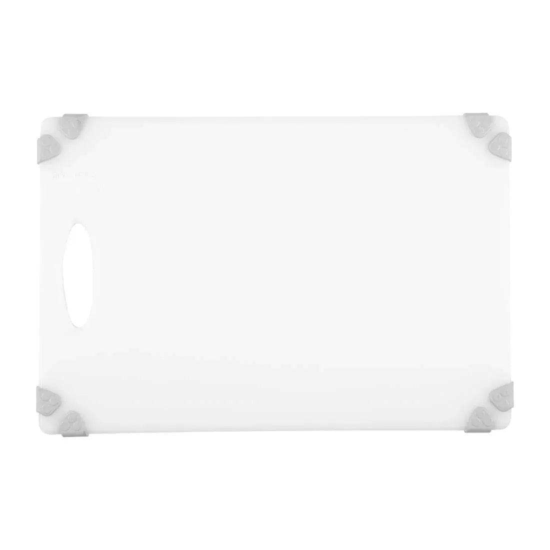 HW008 - Hygiplas Commercial Grip Chopping Board White 458x306mm