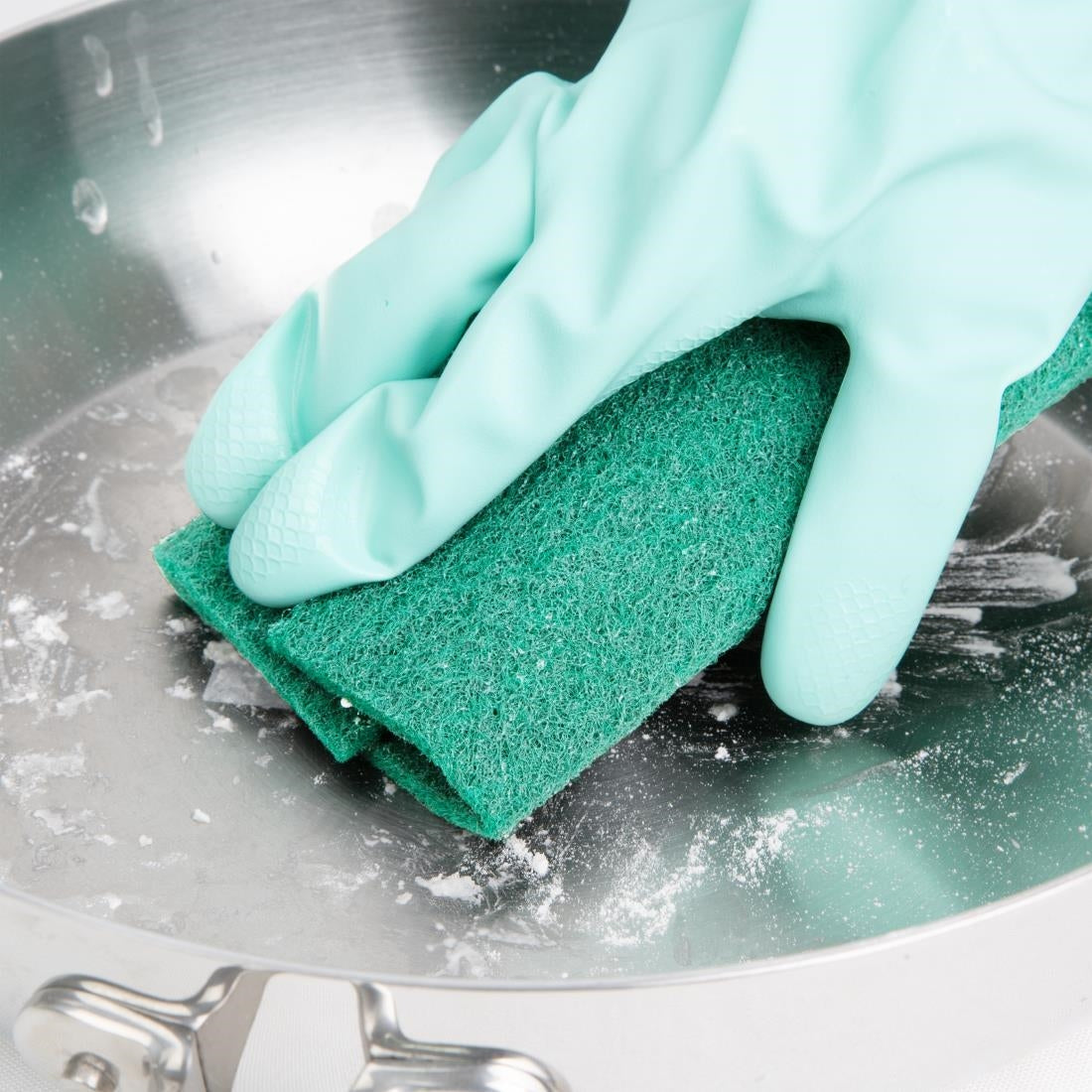 HW010 - Jantex Green 100% Recycled Scouring Pads 9x6" (10 pack)