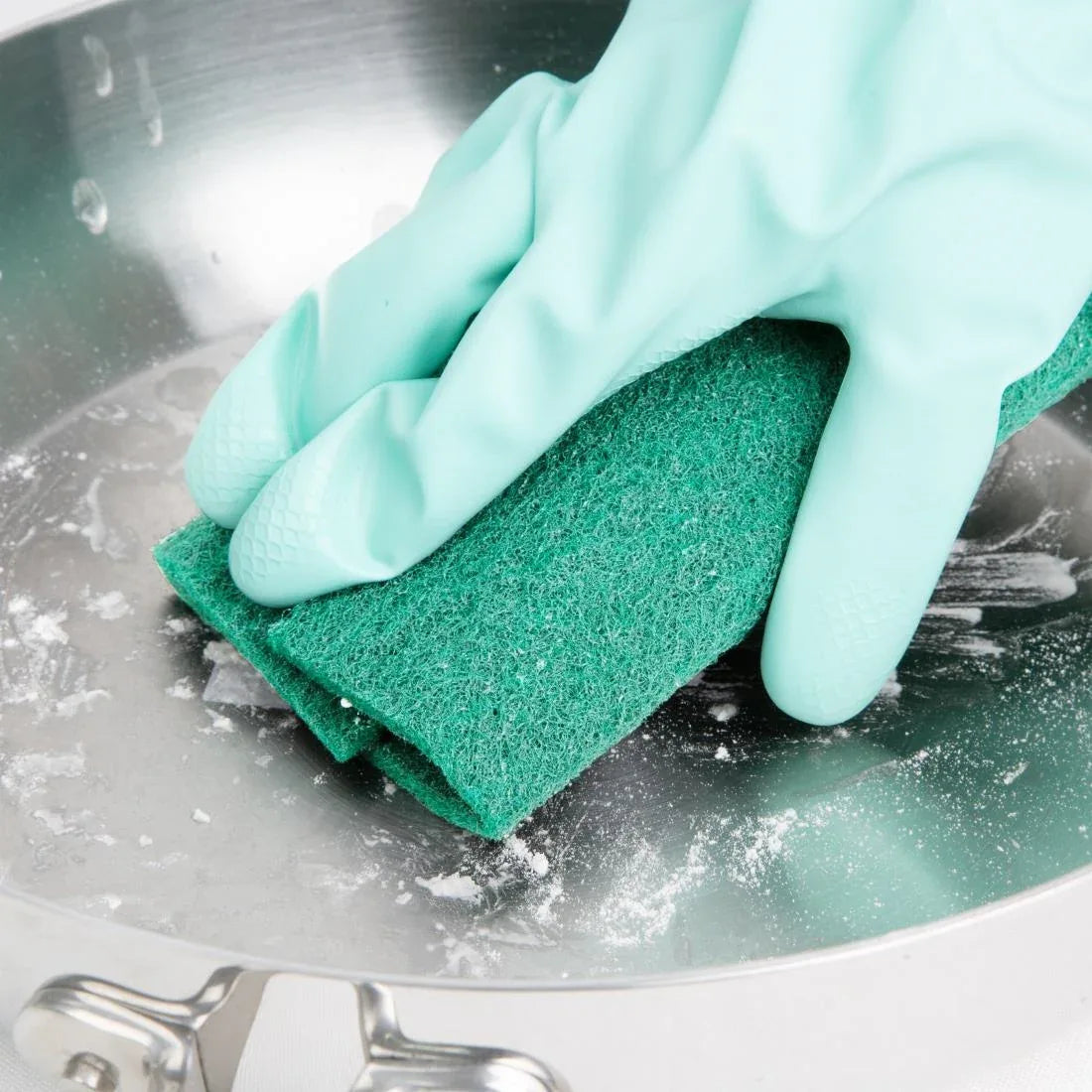 HW010 - Jantex Green 100% Recycled Scouring Pads 9x6" (10 pack)