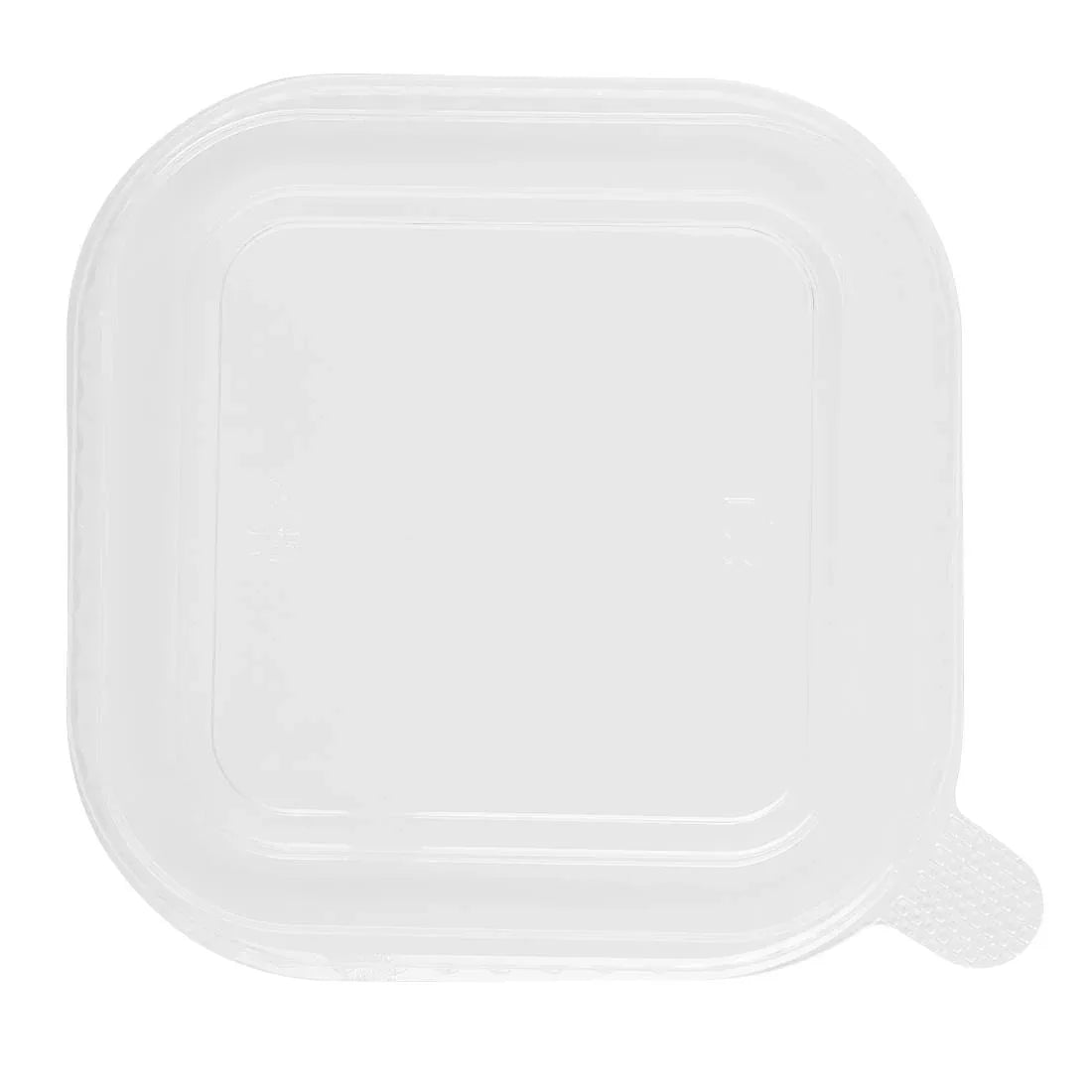 HW019 - Fiesta Recyclable PET lid for Square Container Bases (300 Pack)