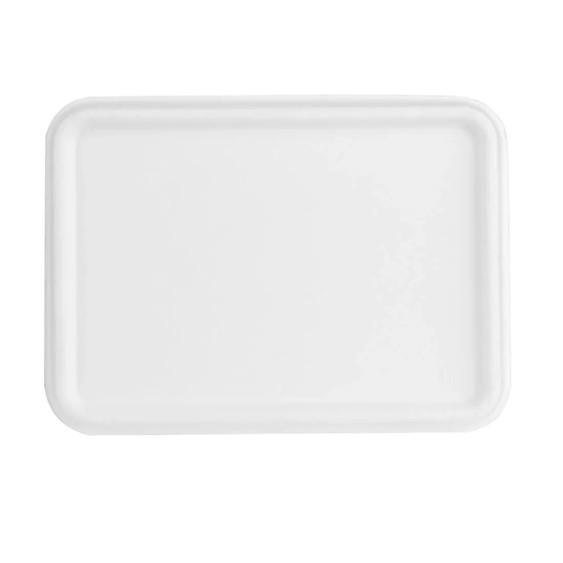 HW037 Fiesta Compostable Bagasse Lids for Bagasse Container Bases (Pack of 100)