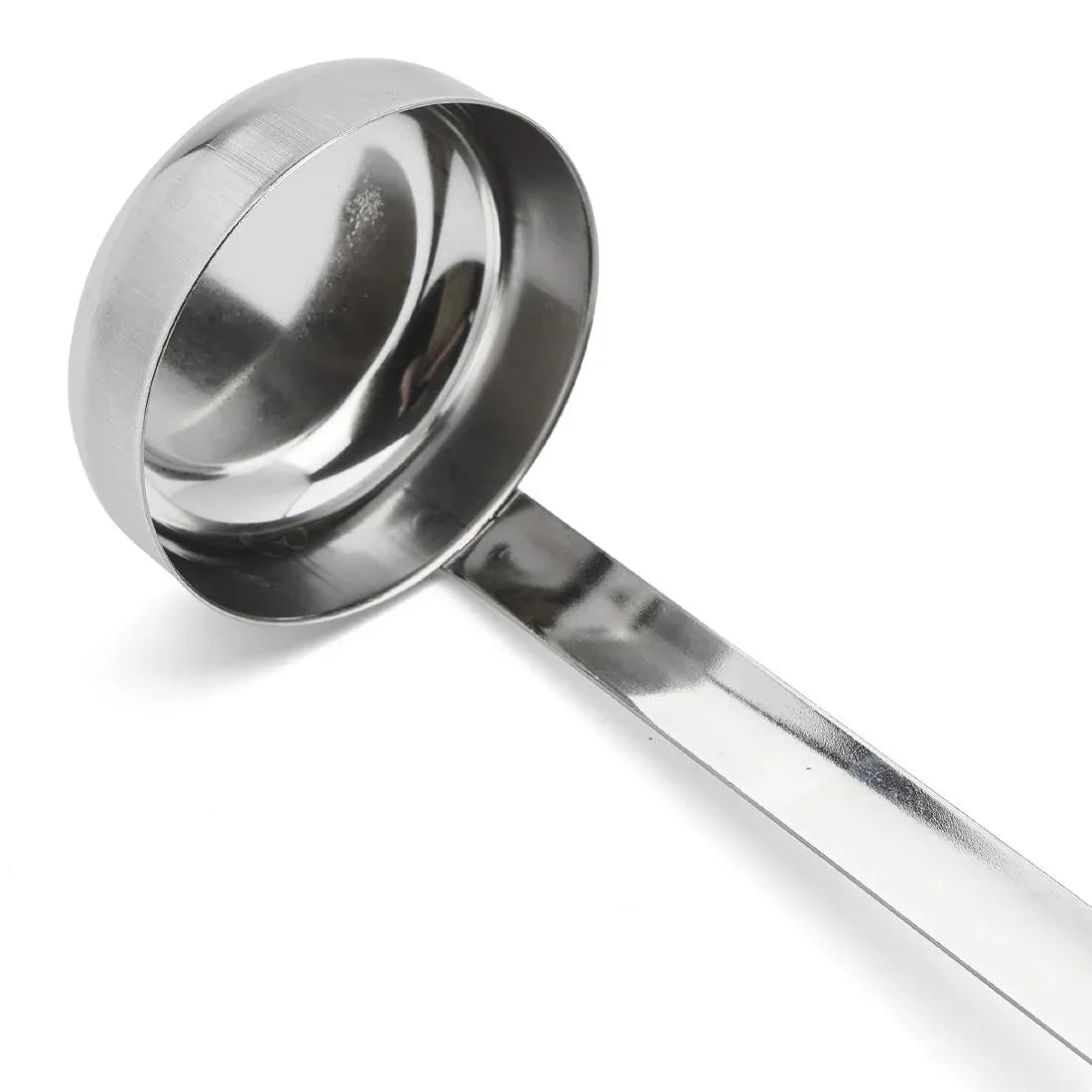 HW040 De Buyer Flat Bottom Pizza Sauce Ladle 85x320mm