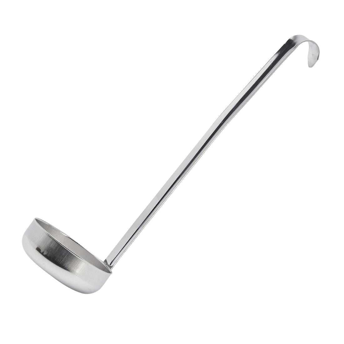 HW040 De Buyer Flat Bottom Pizza Sauce Ladle 85x320mm