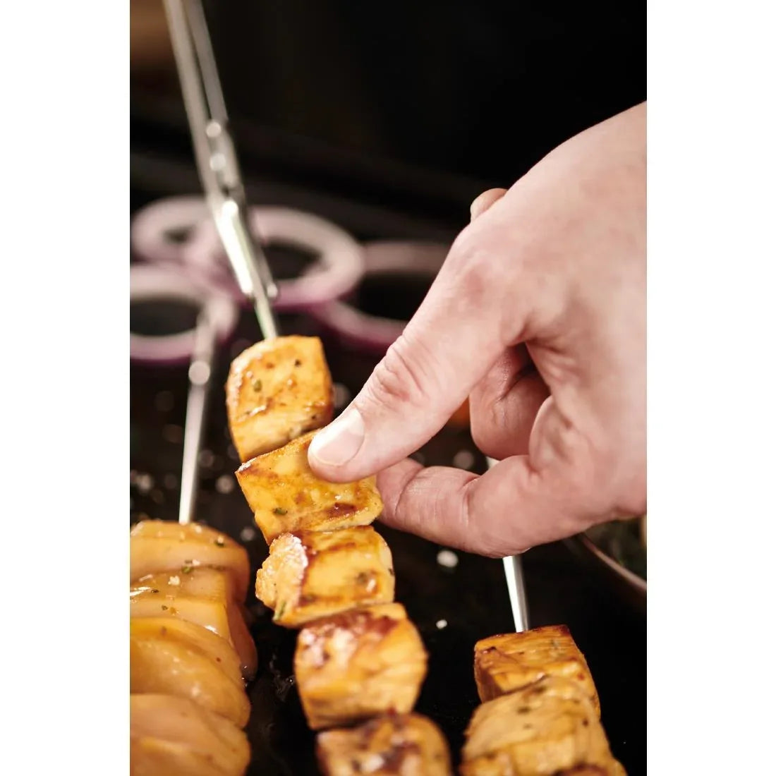 HW046 De Buyer Stainless Steel Skewers 250mm (Pack of 10)