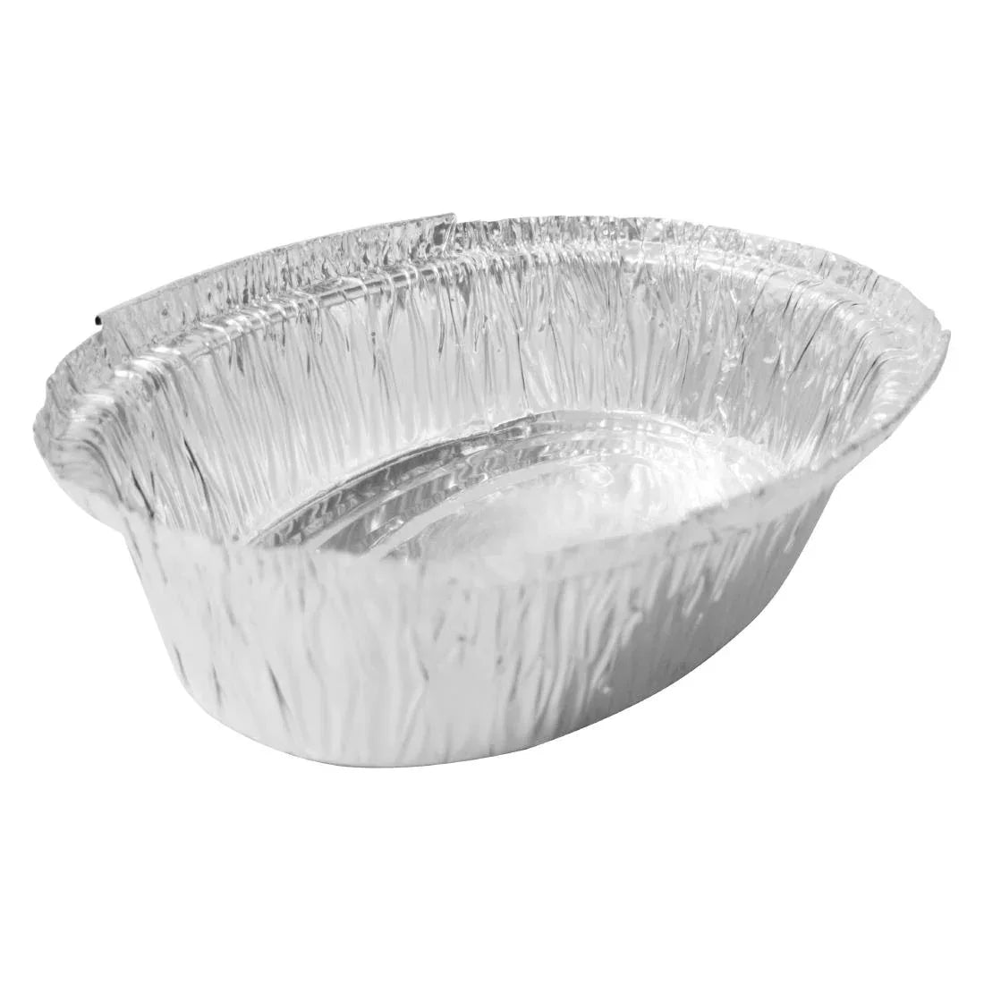 HW080 Fiesta Recyclable Foil Oval Containers 500ml (200 Pack)