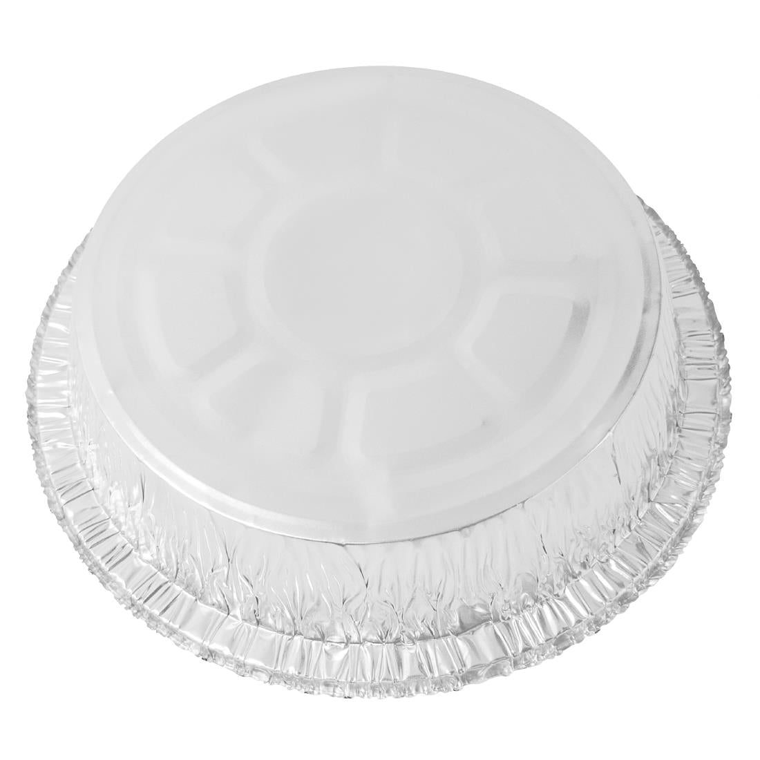 HW091 Fiesta Recyclable Foil Round Container 8" (200 Pack)