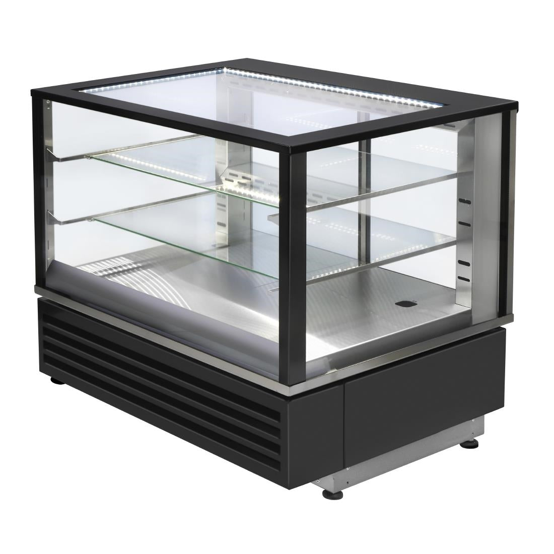 HW167 Roller Grill Heated Display Cabinet Black HD800