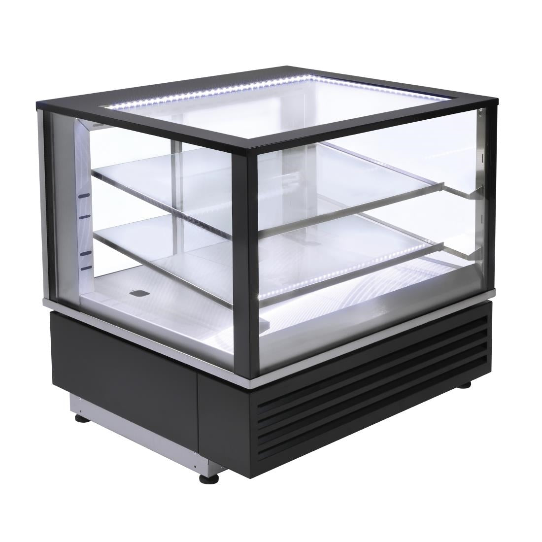 HW167 Roller Grill Heated Display Cabinet Black HD800