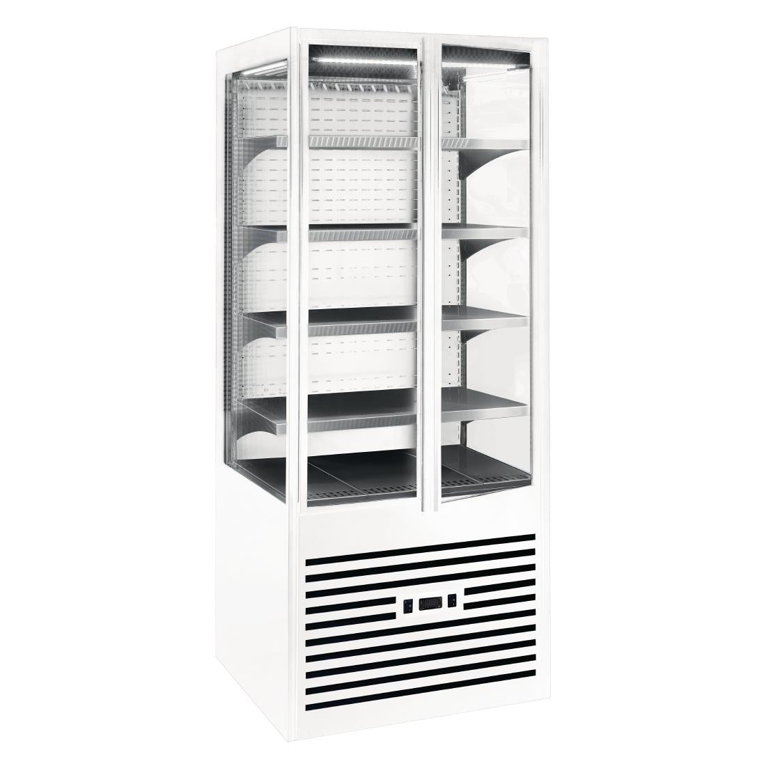 HW180 Roller Grill Self Serve Refrigerated Display Cabinet White SSC800