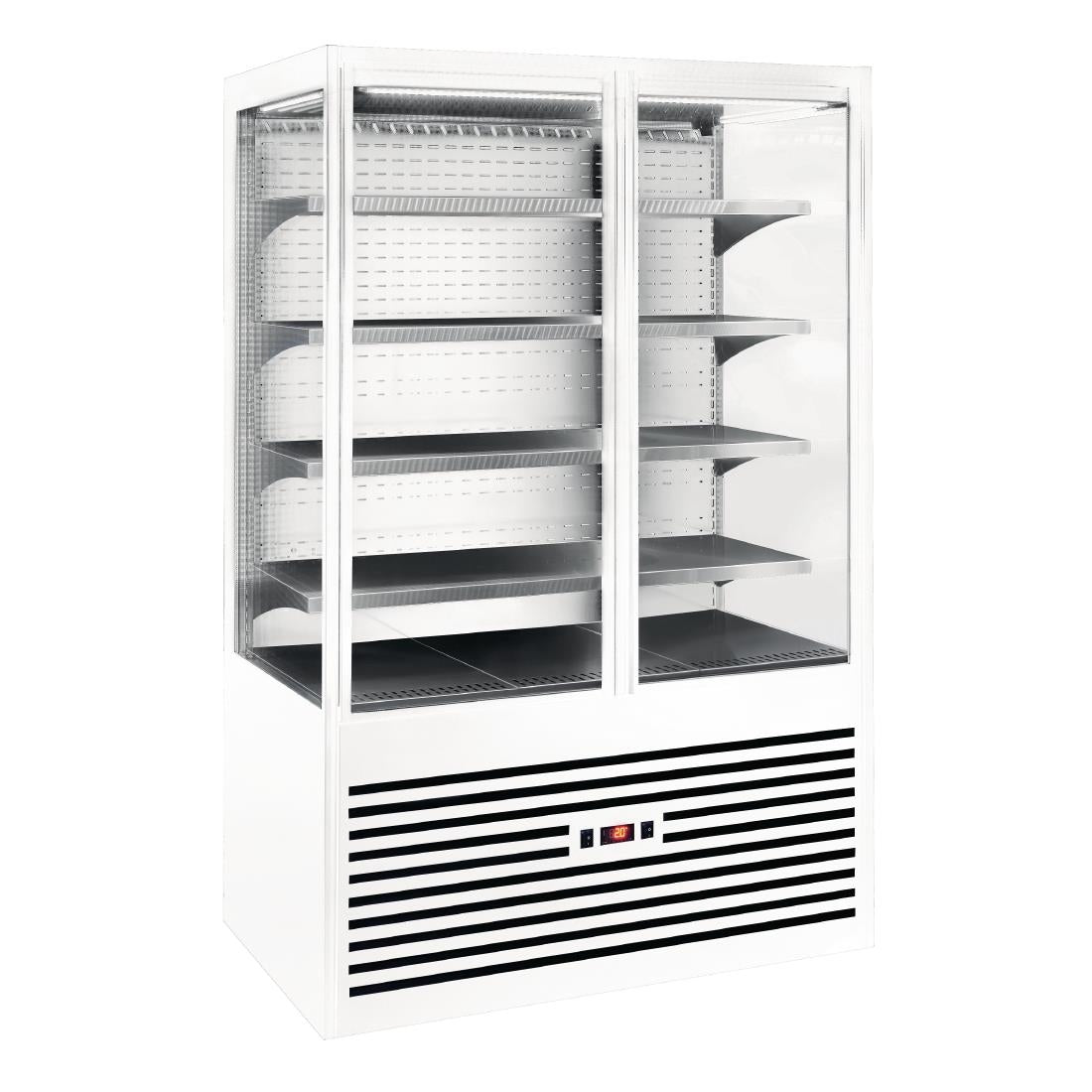 HW182 Roller Grill Self Serve Refrigerated Display Cabinet White SSC1200