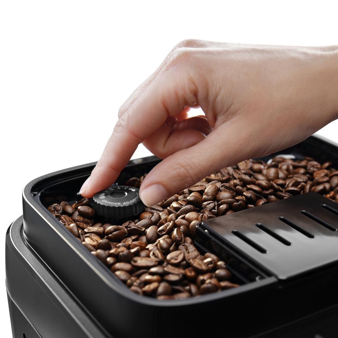 HW185 De'Longhi Magnifica Evo Fully Automatic Bean to Cup Coffee Machine ECAM29 Titanium & Black