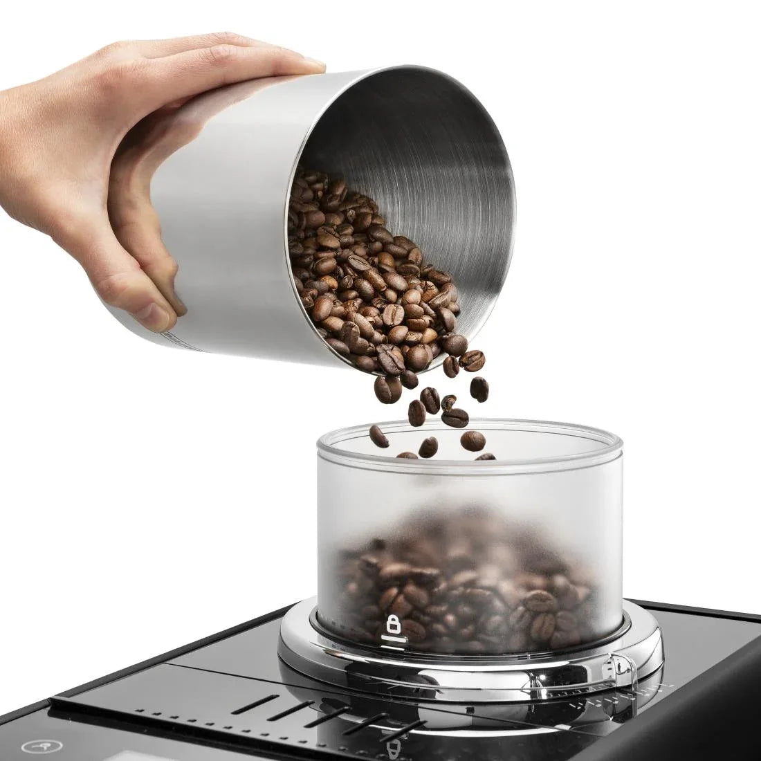 HW187 De'Longhi Rivelia Bean to Cup Coffee Machine Black