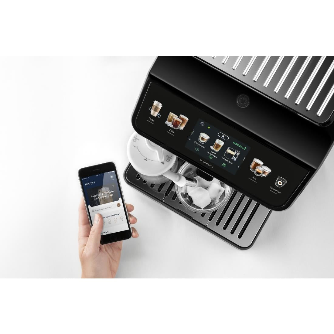 HW189 De'Longhi Eletta Explore Bean to Cup Coffee Machine ECAM450