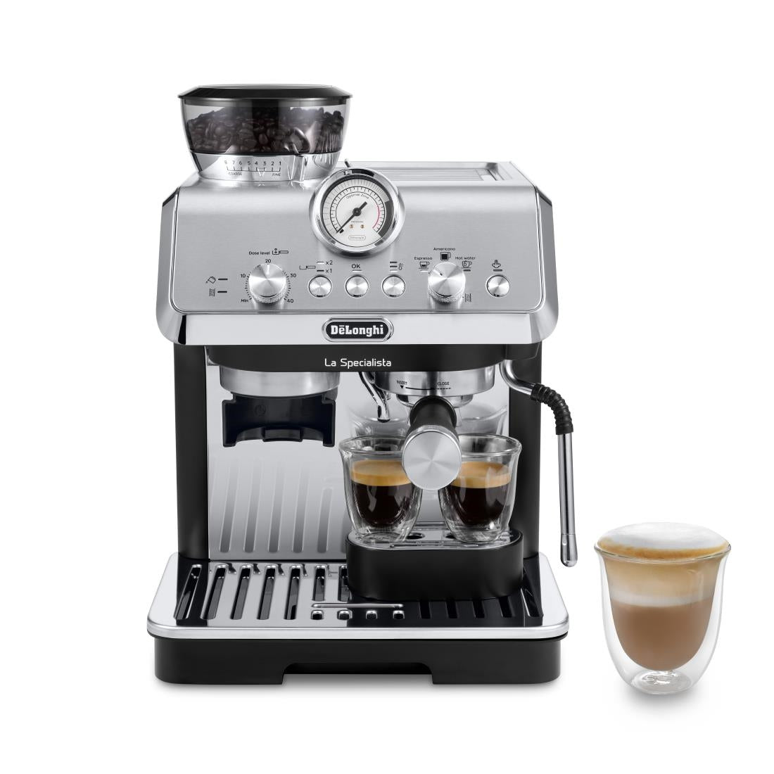 HW191 De'Longhi La Specialista Arte Compact Manual Bean to Cup Espresso Coffee Machine EC9155.MB
