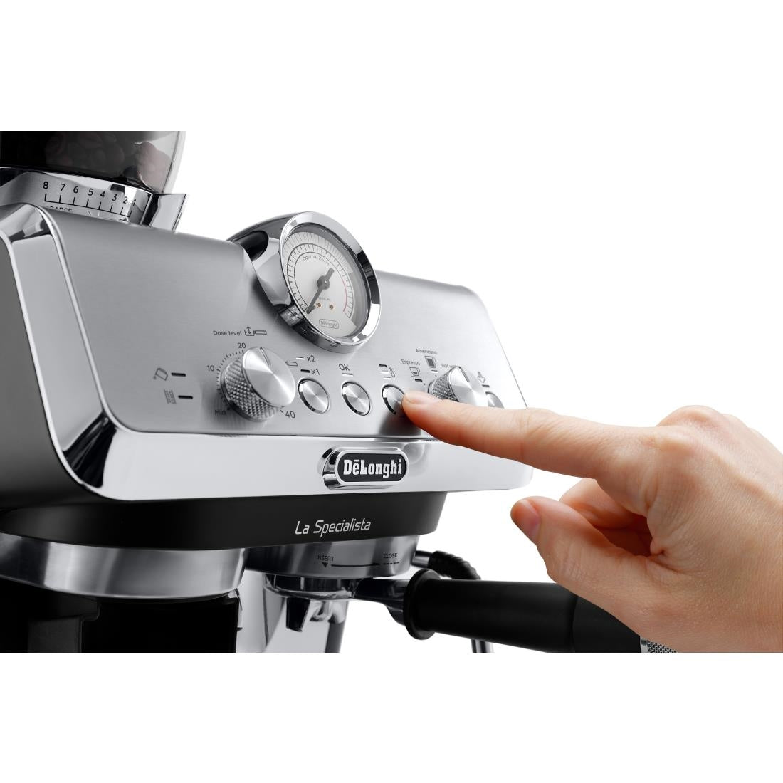 HW191 De'Longhi La Specialista Arte Compact Manual Bean to Cup Espresso Coffee Machine EC9155.MB