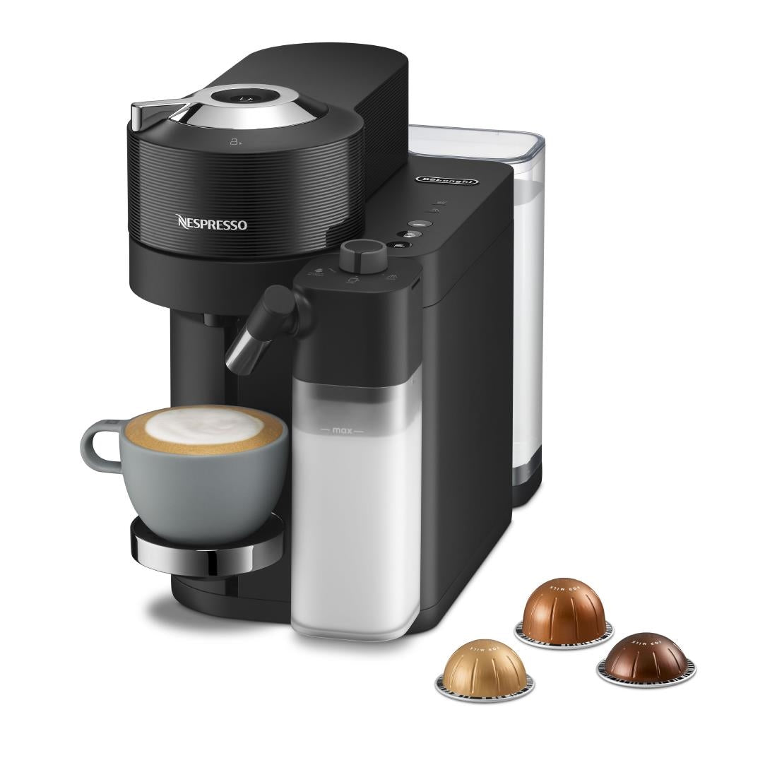 HW194 De'Longhi Nespresso Vertuo Lattissima Coffee Machine Black ENV300
