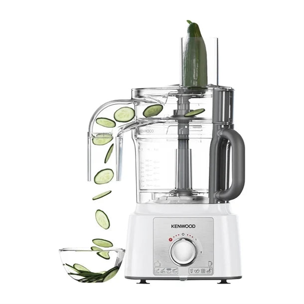 HW195 Kenwood Multipro Express 4-in-1 White Food Processor with Direct Serve FDP65.860WH