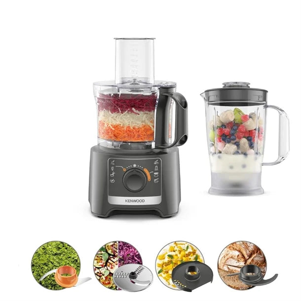 HW196 Kenwood MultiPro Compact Food Processor & Blender FDP31.170GY
