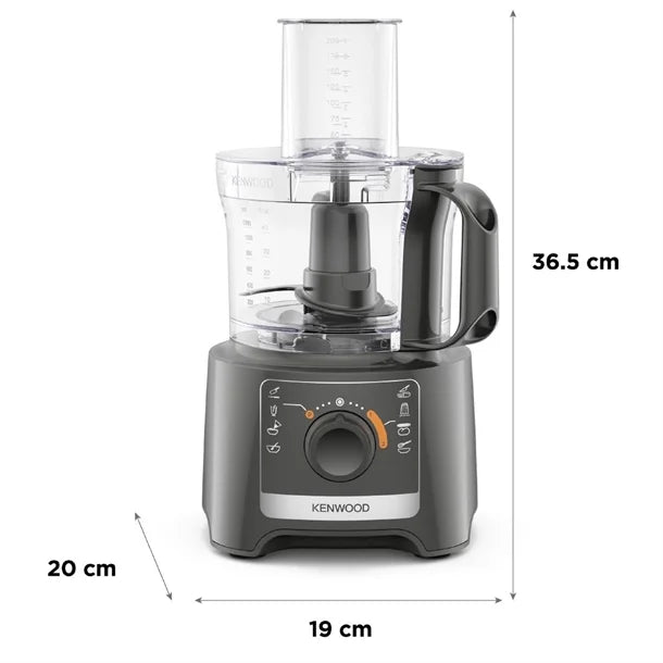 HW196 Kenwood MultiPro Compact Food Processor & Blender FDP31.170GY