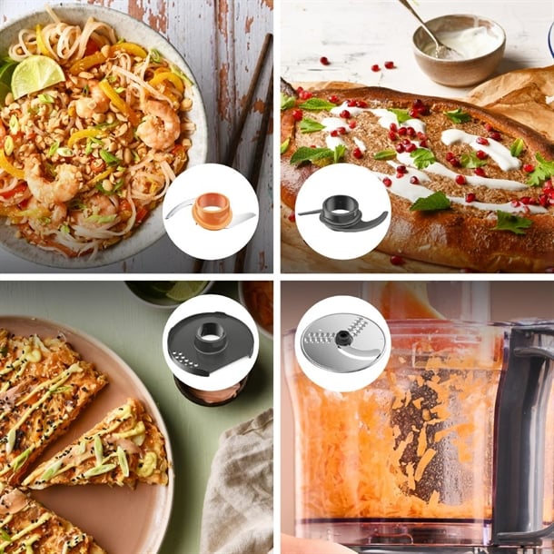 HW196 Kenwood MultiPro Compact Food Processor & Blender FDP31.170GY