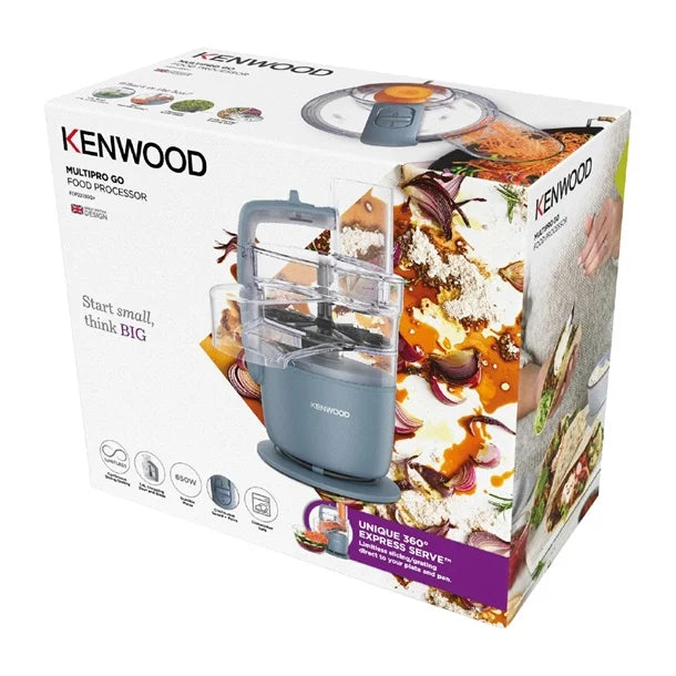 HW200 Kenwood MultiPro Go Super Compact Food Processor FDP22.130GY