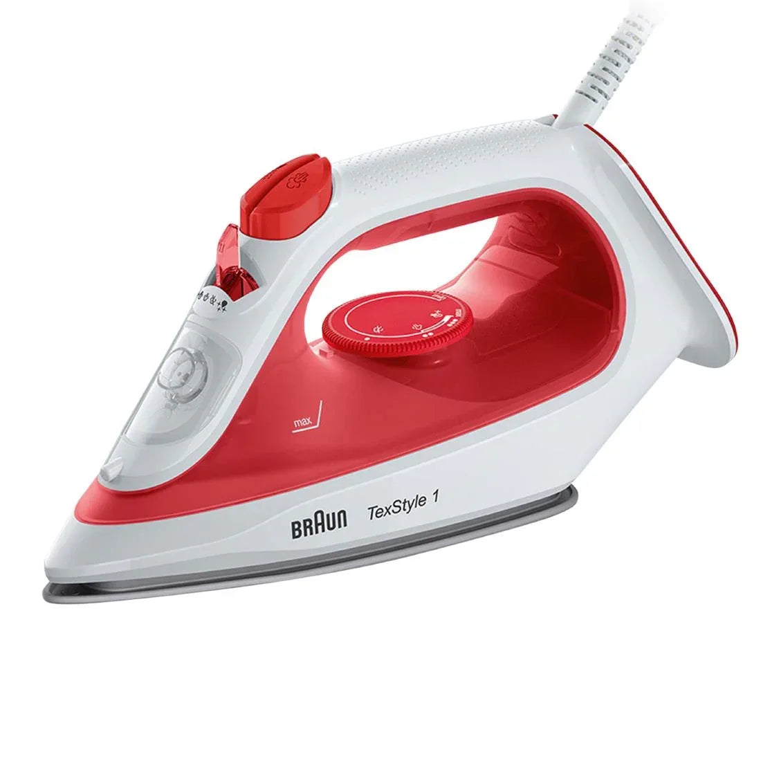 HW202 Braun TexStyle 1 Steam Iron SI1019RD