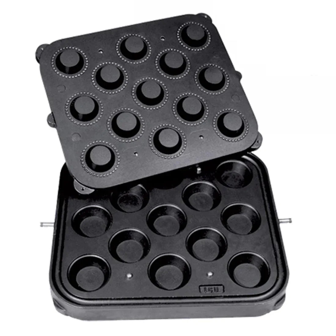 HW225 Cook-Matic Plates Big Round Festooned Removable Plates 13