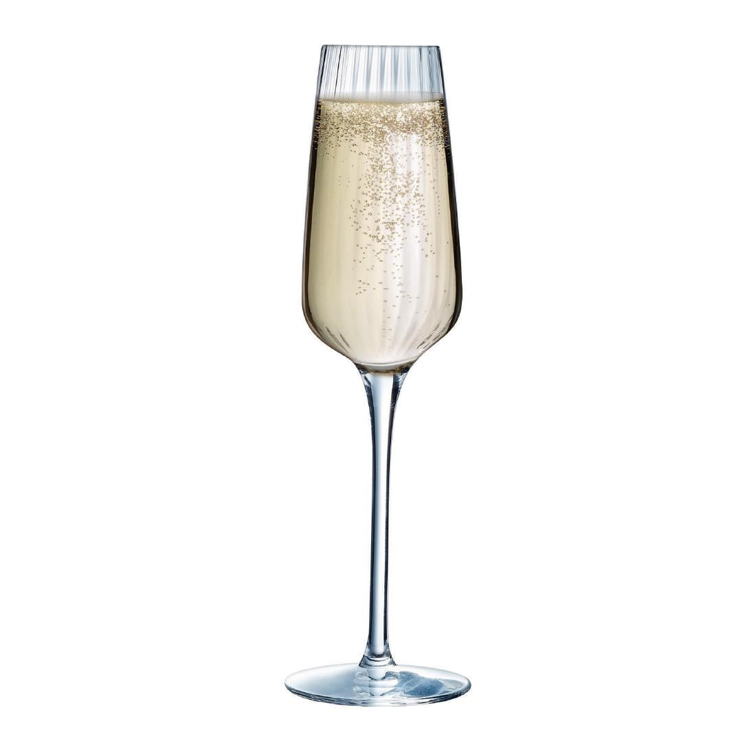 HW250 Chef and Sommelier Symetrie Champagne Flutes 210ml (Pack of 24)
