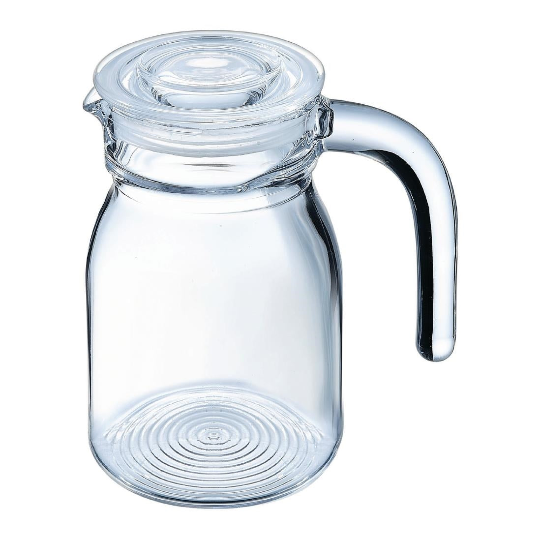 HW277 Arcoroc Spring Jugs with Glass Lid 500ml (Pack of 12)