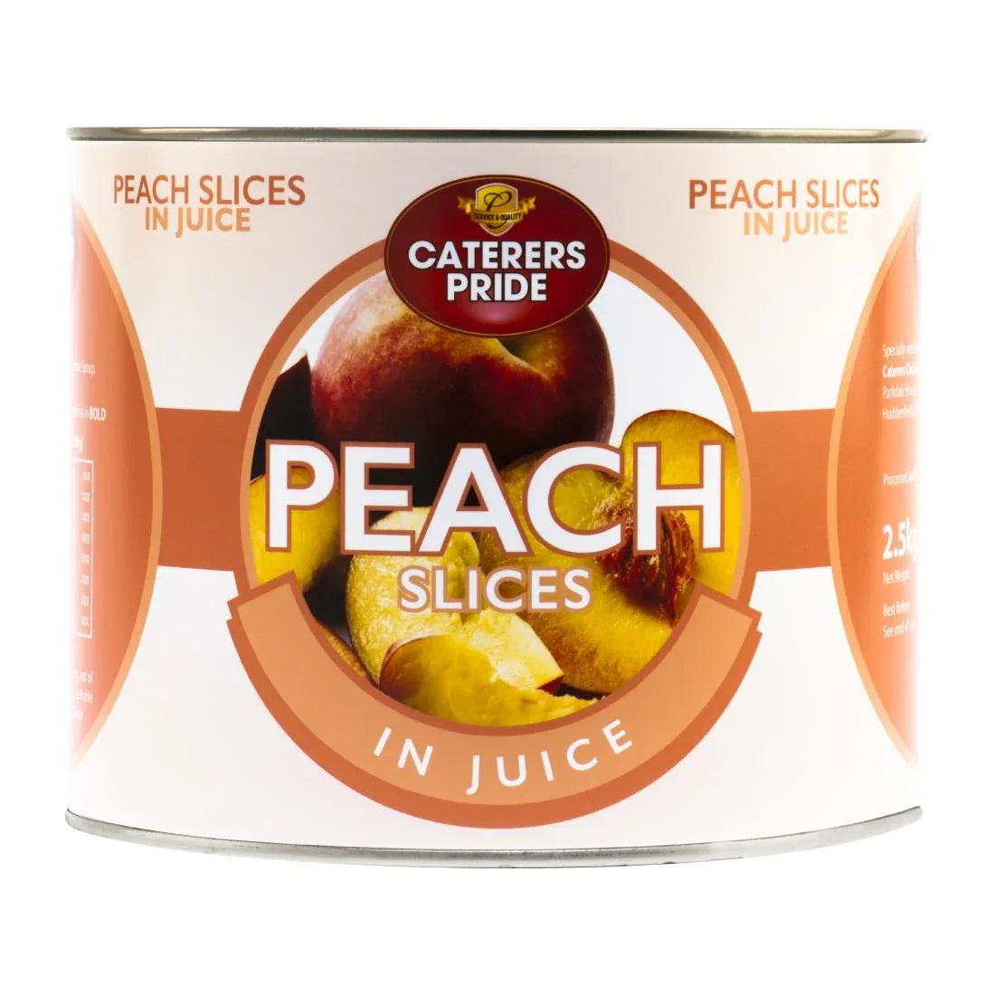 HW344 Caterers Pride Peach Slices in Juice 2.5kg