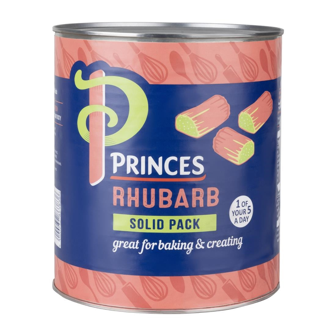 HW349 - Princes Solid Pack Rhubarb 2.82kg