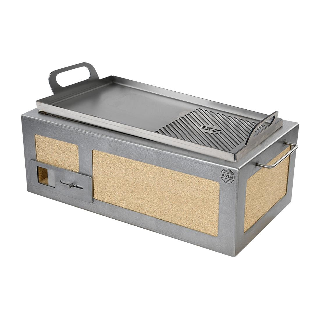 HW410 Kasai Medium Long Konro Grill 50/50 Plancha Edition SVT-16204