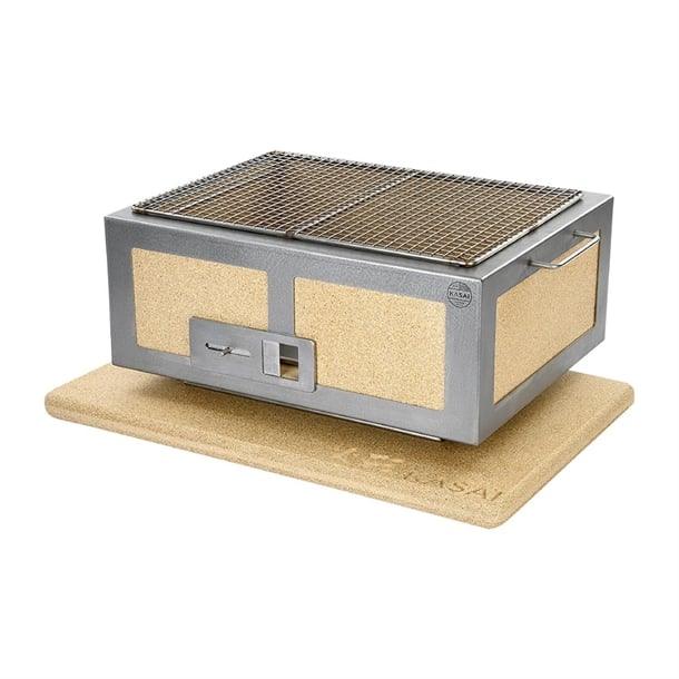 HW414 Kasai Medium Wide Konro Grill with Stainless Steel Frame SVT-16026