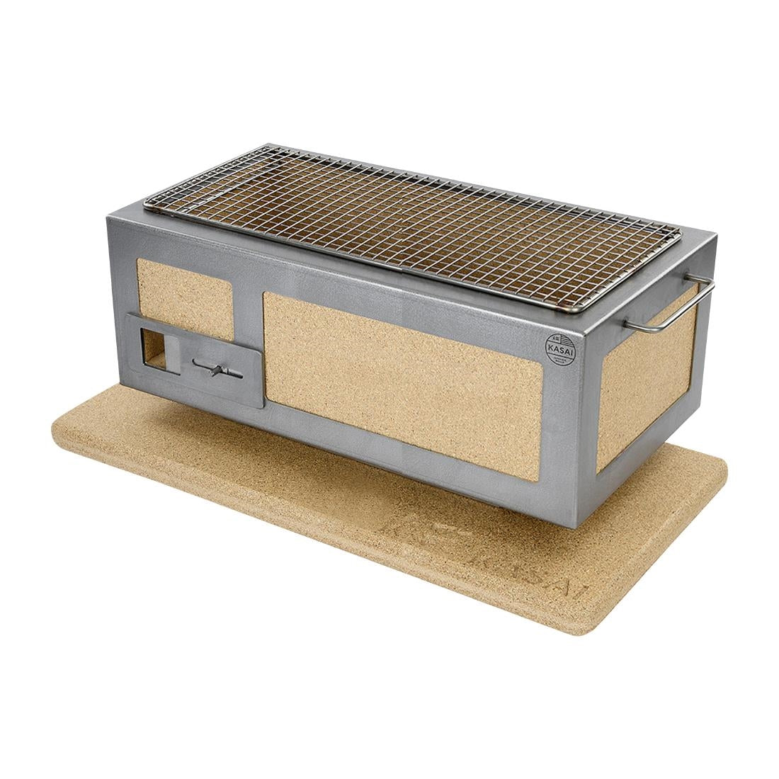 HW415 Kasai Medium Long Konro Grill with Stainless Steel Frame SVT-16131