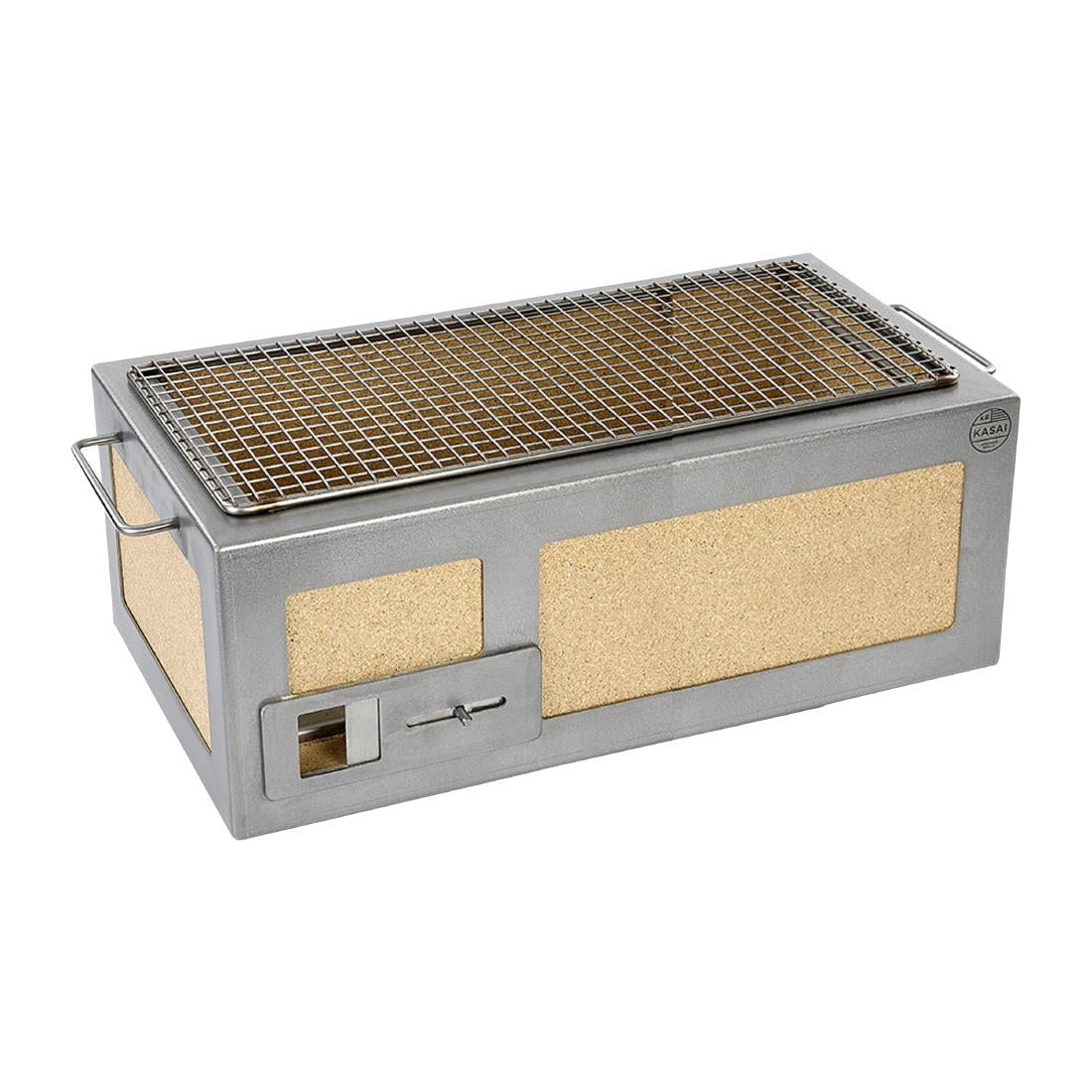 HW415 Kasai Medium Long Konro Grill with Stainless Steel Frame SVT-16131