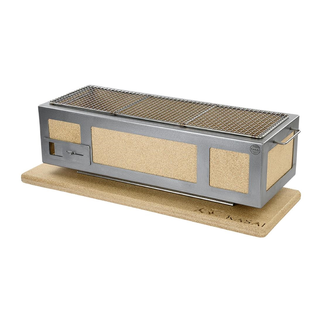 HW416 Kasai Long Konro Grill with Stainless Steel Frame SVT-16062