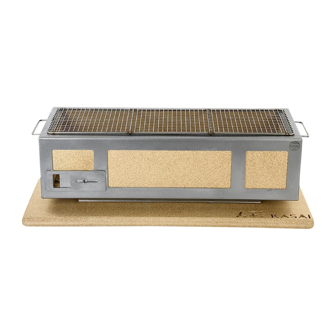 HW416 Kasai Long Konro Grill with Stainless Steel Frame SVT-16062