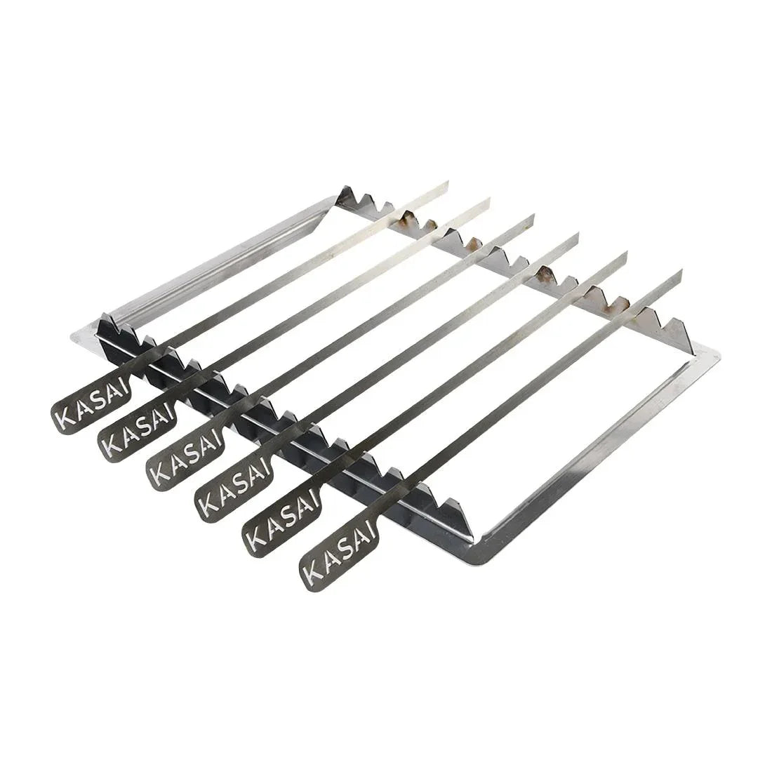 HW436 Kasai Konro Skewer Rack & 6 Skewers for Medium Wide Konro Grill SVT-16055