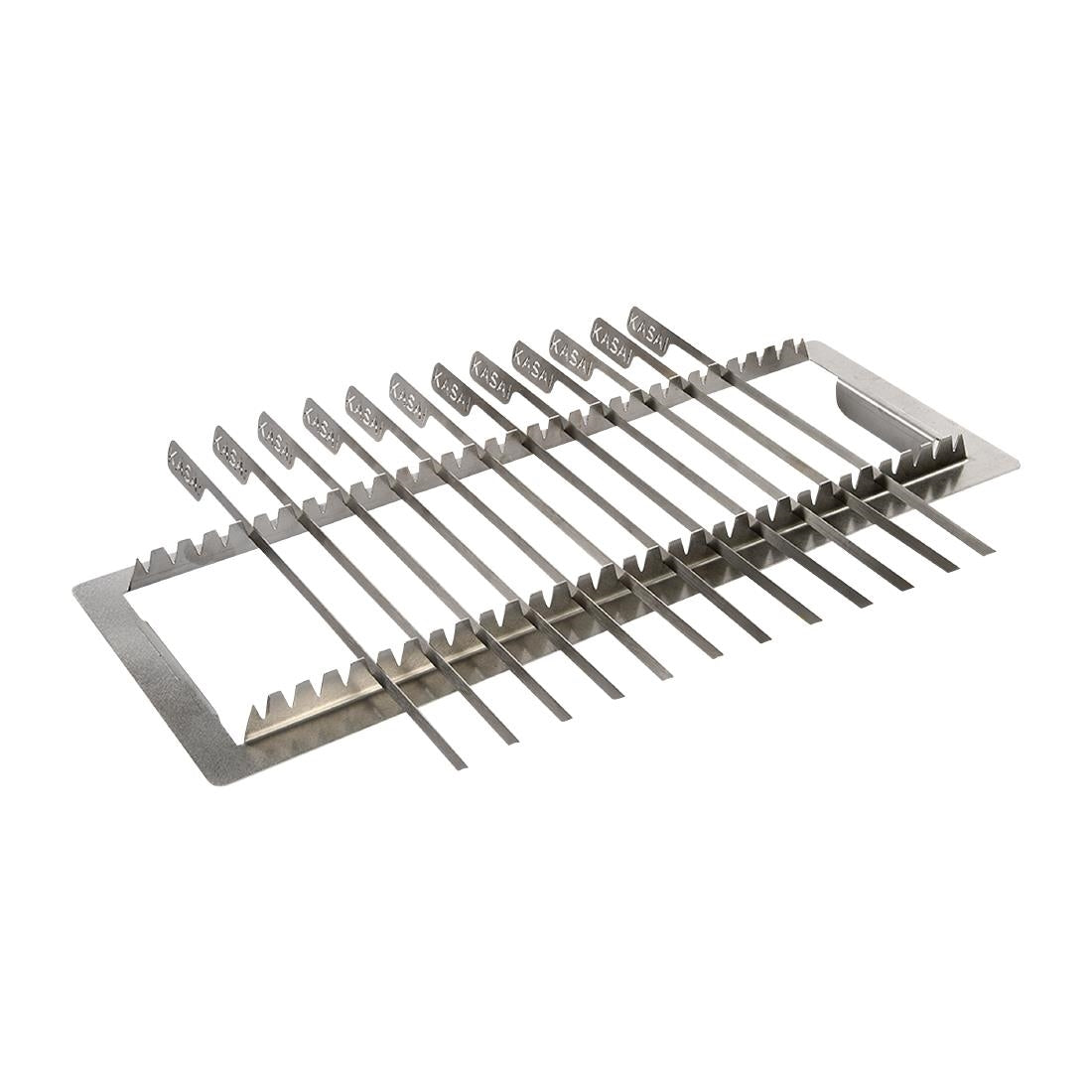 HW438 Kasai Konro Skewer Rack & 12 Skewers for Long Konro Grill SVT-16063