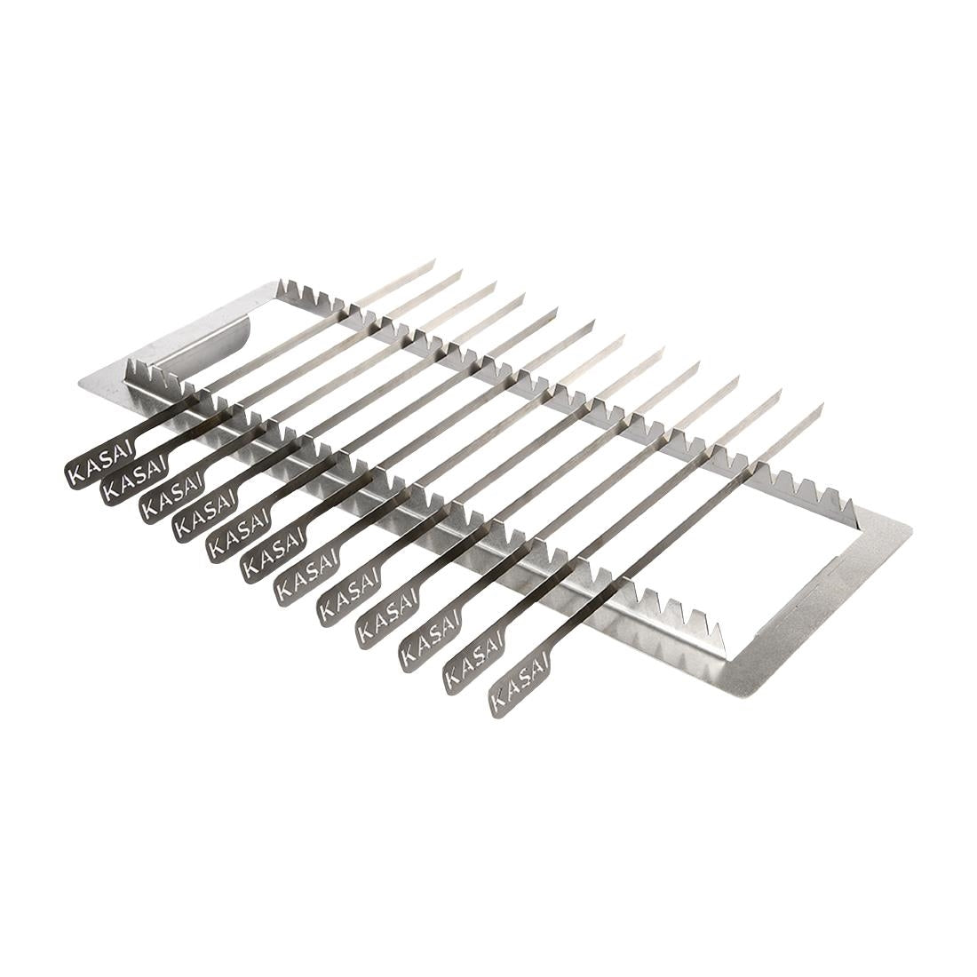 HW438 Kasai Konro Skewer Rack & 12 Skewers for Long Konro Grill SVT-16063