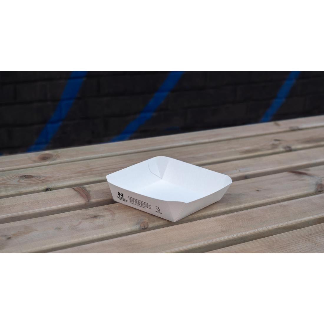 HW508 Notpla Square Trays - White (Pack of 600)
