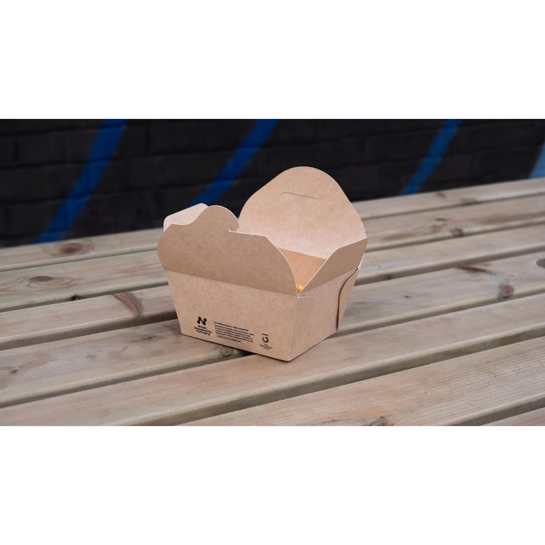 HW509 Notpla Small Takeaway Boxes 800ml - Kraft (Pack of 500)